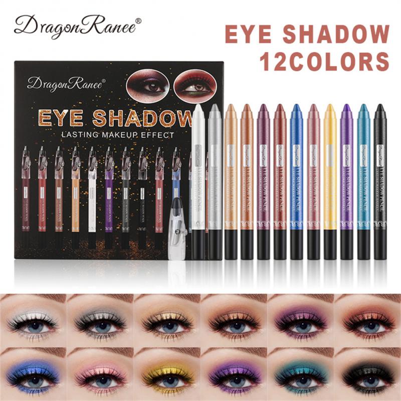 Dragon Ranee, a 12 color eye shadow pencil, view lasting make up shades