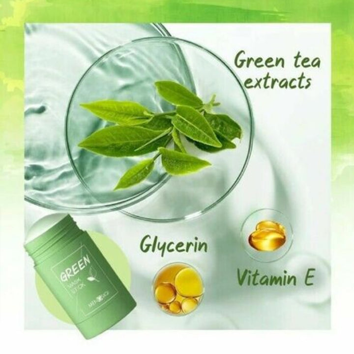 Green Tea Extracts, Glycerin, Vitamin