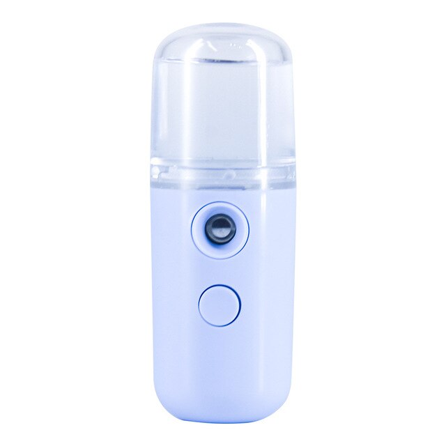 Compact and travel-friendly, the Piw Wee 30ml Mini Face Spray provides deep moisture with a portable design featuring a transparent lid and two buttons on the front.